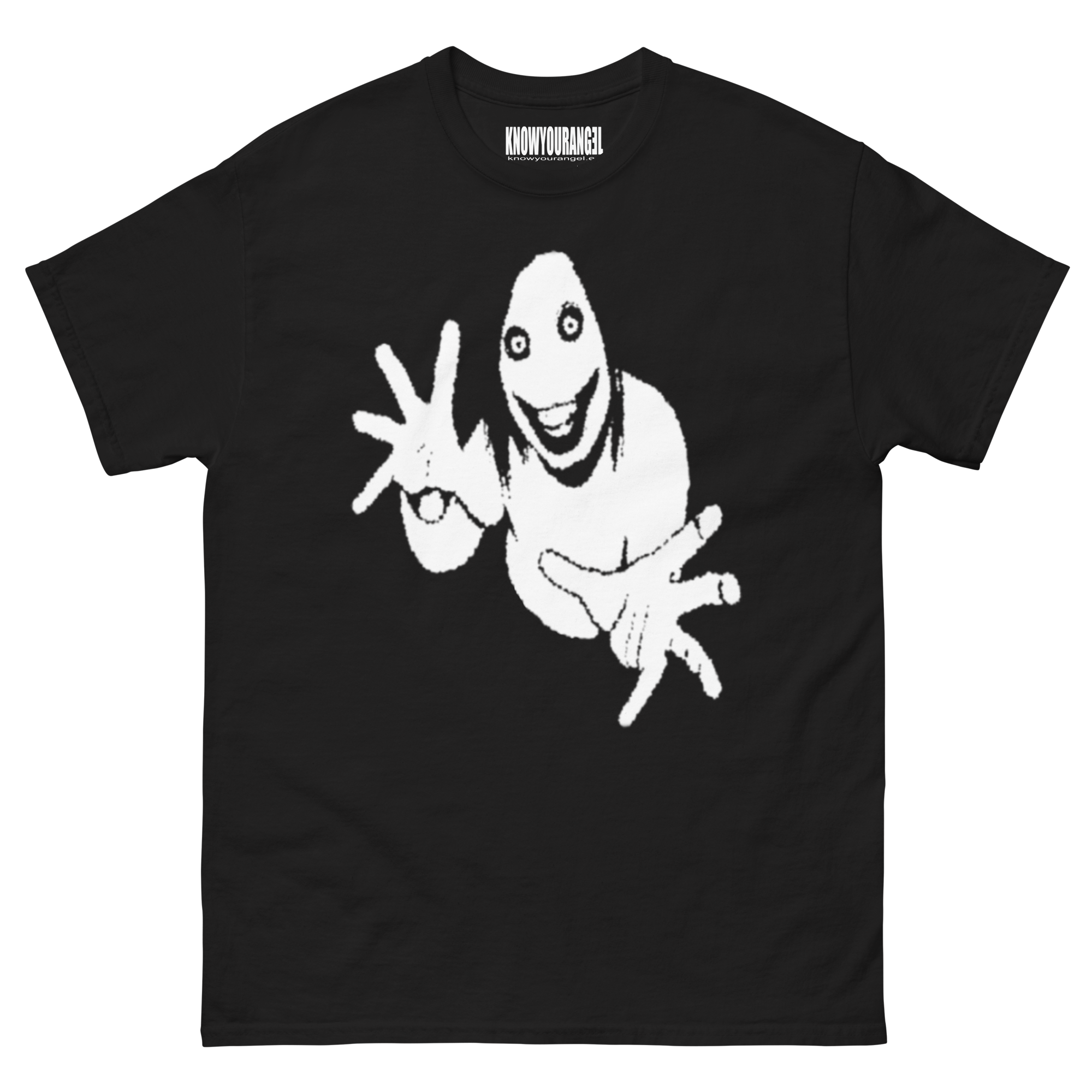 JEFF THE KILLER t-shirt featuring nu-metal style pose and darkcore aesthetic